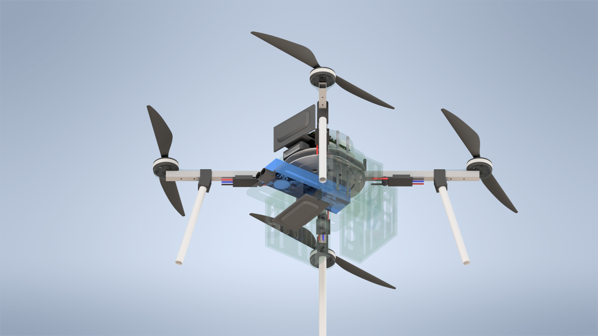 四轴输送无人机模型cero5.0可编辑